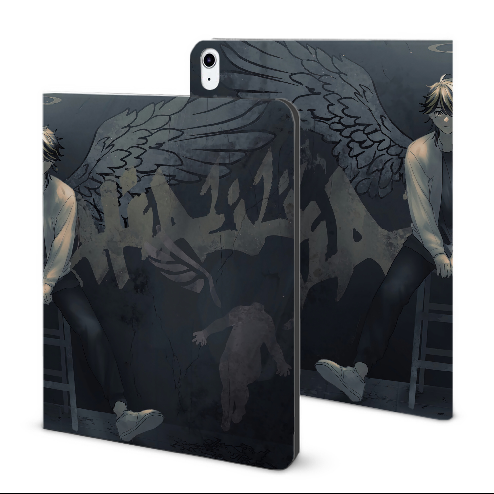 （画像用） 東京リベンジャーズ Tokyo Revengers IPad ケース ブック型 PUレザー TPU 耐衝撃 軽量 薄型 ペン収納なし 全面保護 IPad 各モデル対応